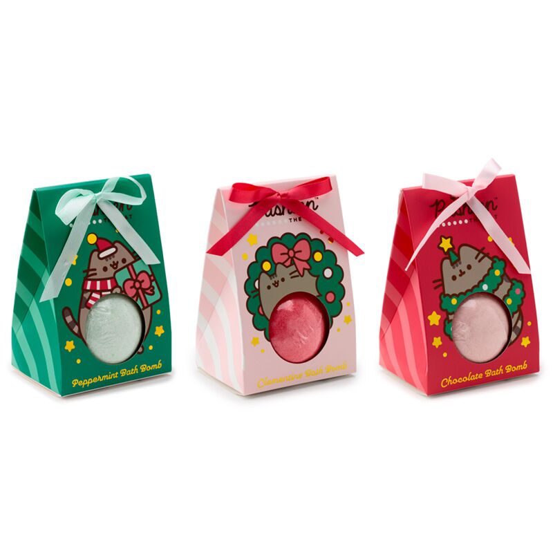 Afbeelding laden in galerijviewer, Union bruisbal gift box - kerstmis pusheen de kat
