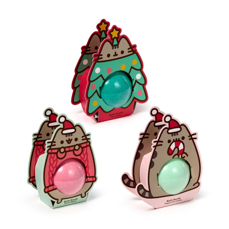 Afbeelding laden in galerijviewer, Union kerstmis pusheen de kat bruisballen in gift box
