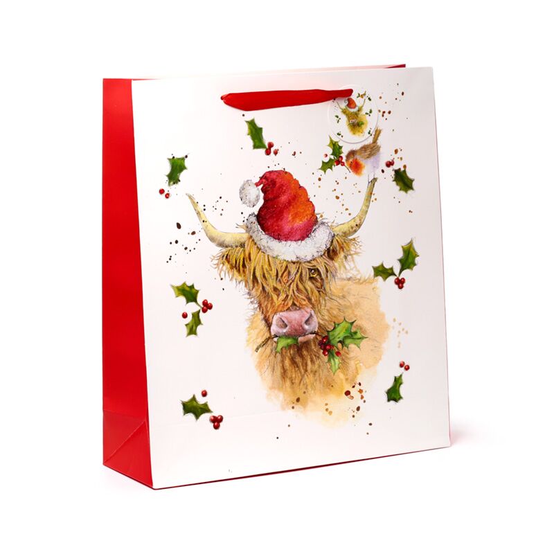 Afbeelding laden in galerijviewer, Jan pashley kerstmis highland coo cadeautasje xl
