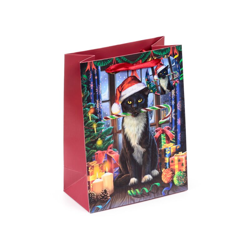 Afbeelding laden in galerijviewer, Lisa parker christmas krampus cat - cadeautasje medium
