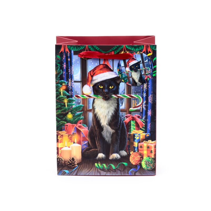 Afbeelding laden in galerijviewer, Lisa parker christmas krampus cat - cadeautasje medium
