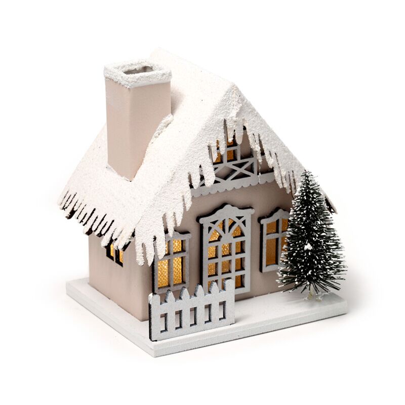 Afbeelding laden in galerijviewer, Sneeuw kerstmis huis led decoratie
