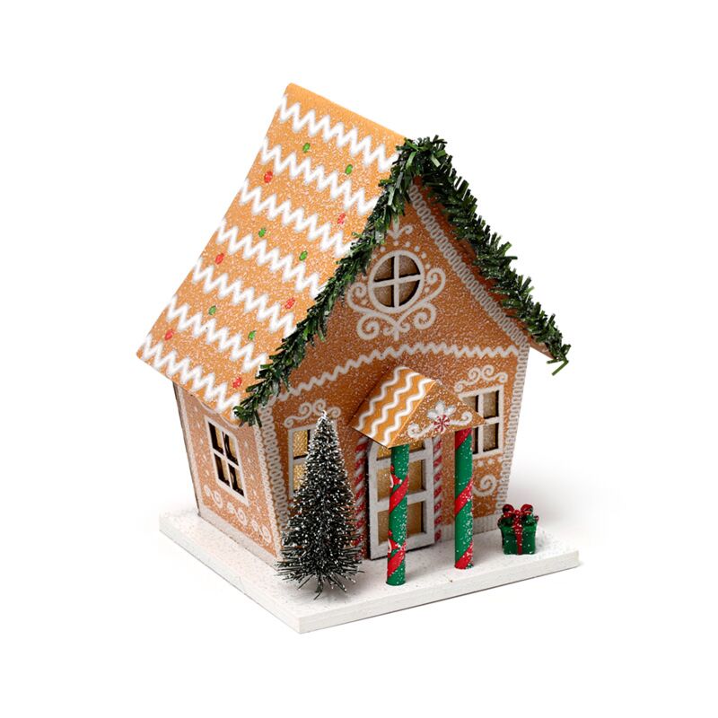 Afbeelding laden in galerijviewer, Gemberbrood kerstmis huis led decoratie
