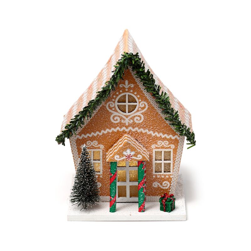 Afbeelding laden in galerijviewer, Gemberbrood kerstmis huis led decoratie
