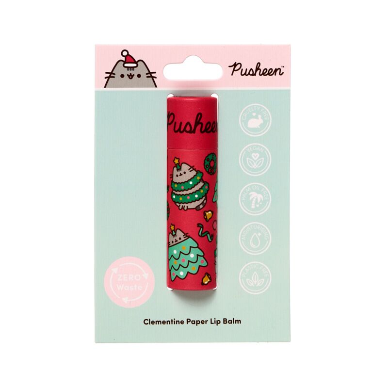 Afbeelding laden in galerijviewer, Union kerstmis pusheen de kat papier lipbalsem stick
