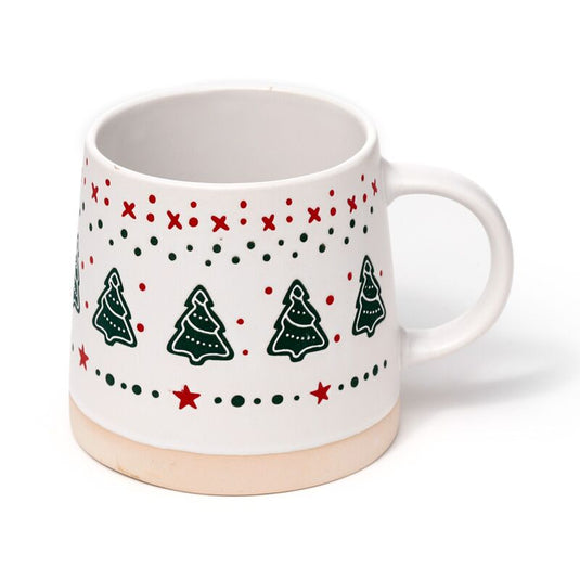 Kerstboom stoneware mok