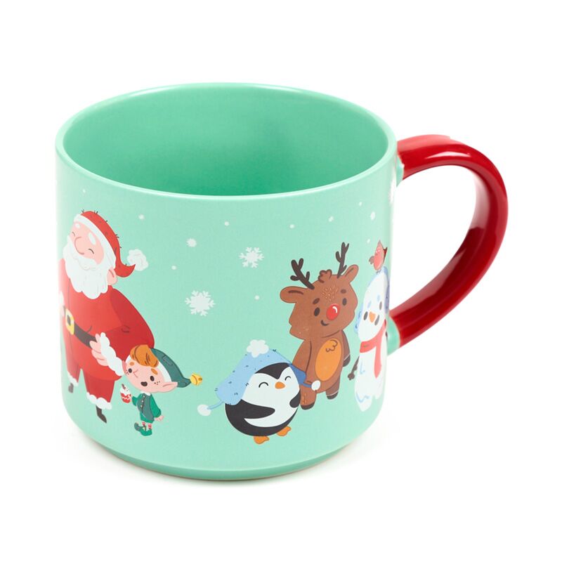 Afbeelding laden in galerijviewer, Jingle kerstmis large porselein mok
