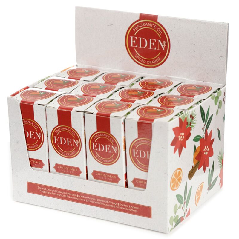 Afbeelding laden in galerijviewer, Kerstmis eden geurolie 10ml - bloemig sinaasappel
