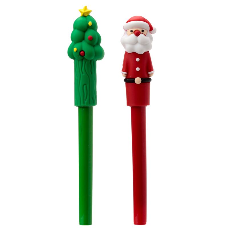 Afbeelding laden in galerijviewer, Feestelijke kerstmis pvc pen - blauw
