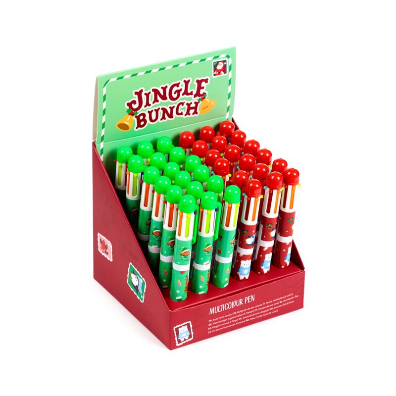 Afbeelding laden in galerijviewer, Jingle kerstmis meerkleurige pen (6 kleuren)
