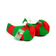 Jingle kerstmis elf sloffen (unisex one size)