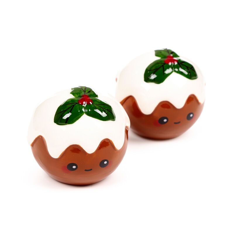 Afbeelding laden in galerijviewer, Kerstpudding foodiemals peper- en zoutstel
