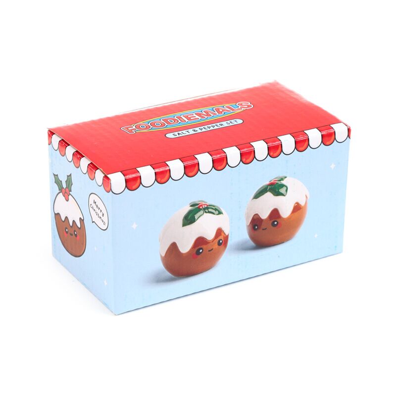 Afbeelding laden in galerijviewer, Kerstpudding foodiemals peper- en zoutstel
