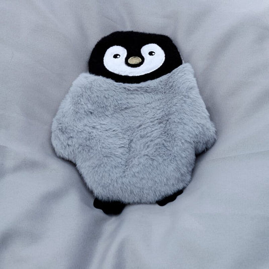 Pinguïn pluche magnetron heatpack lavendel tarwe