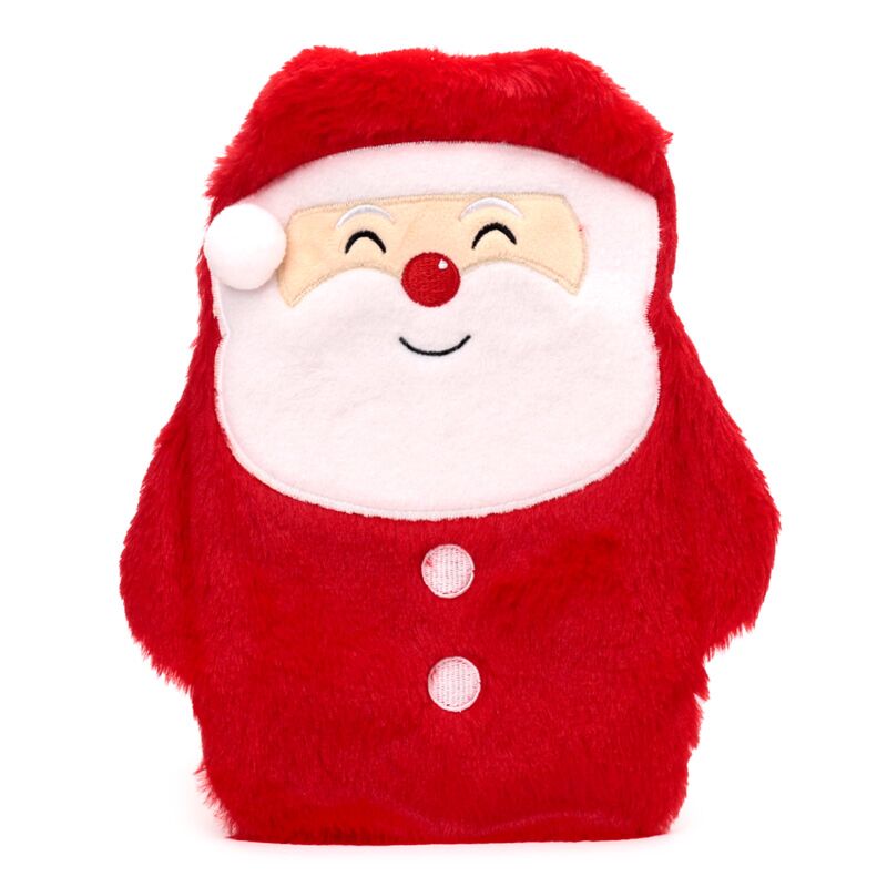 Afbeelding laden in galerijviewer, Kerstman warmwaterkruik650ml pluche hoes
