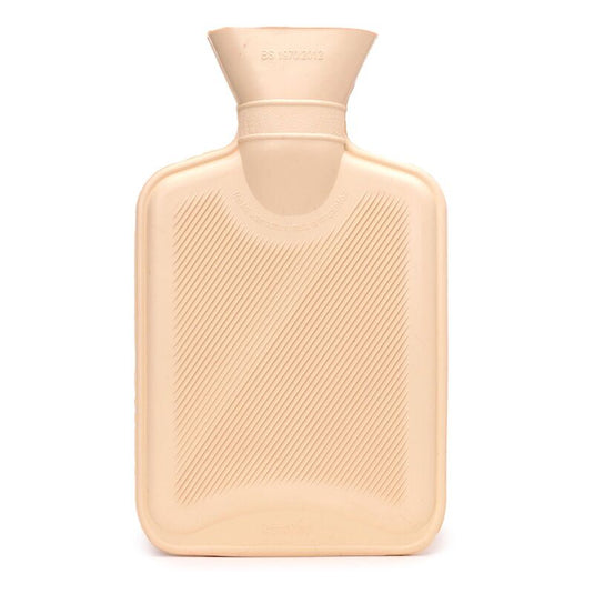 Kerstman warmwaterkruik650ml pluche hoes