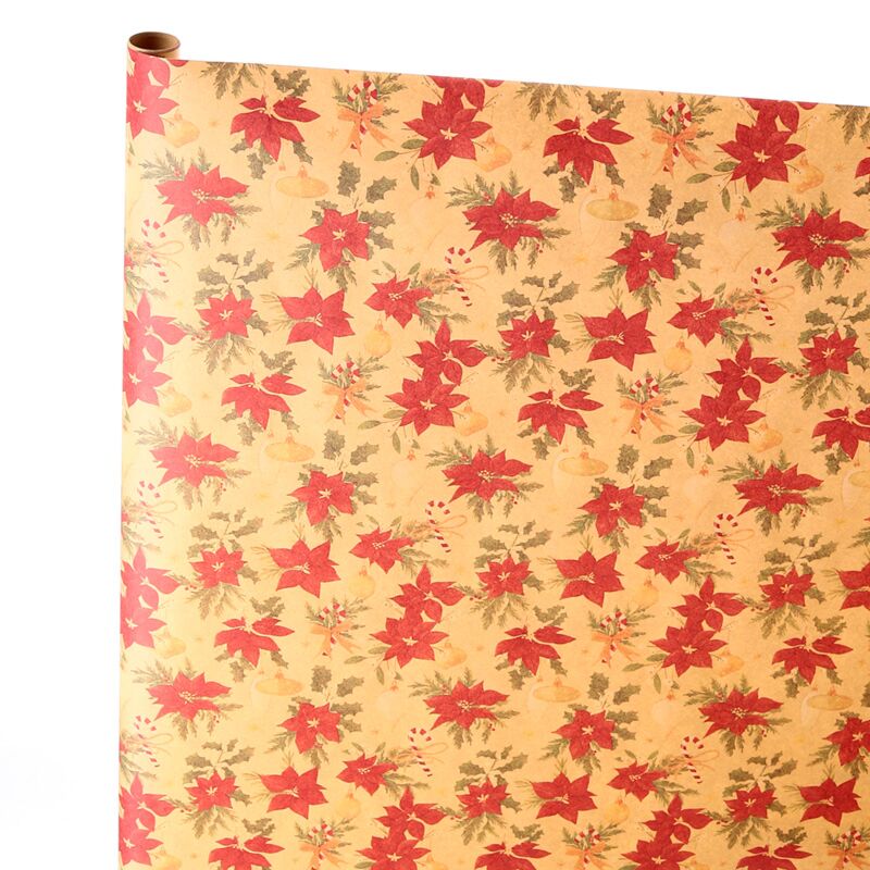 Afbeelding laden in galerijviewer, Christmas botanicals 3m cadeaupapier rol
