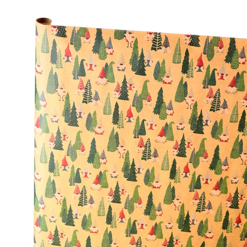 Afbeelding laden in galerijviewer, Kersmis gnoom 3m cadeaupapier rol
