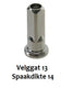 Alpina spaakverloopnippel 14 velggat 13