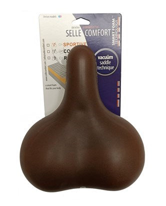 Origo selle comfort zadel catana bruin memory foam