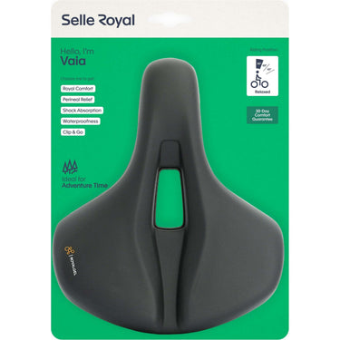 Selle royal zadel vaia relaxed zwart