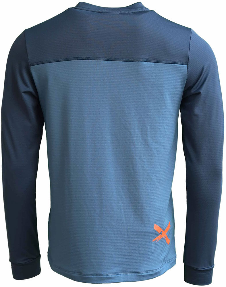 Afbeelding laden in galerijviewer, Zimtstern crewz - mtb long sleeve jersey blue steel | m
