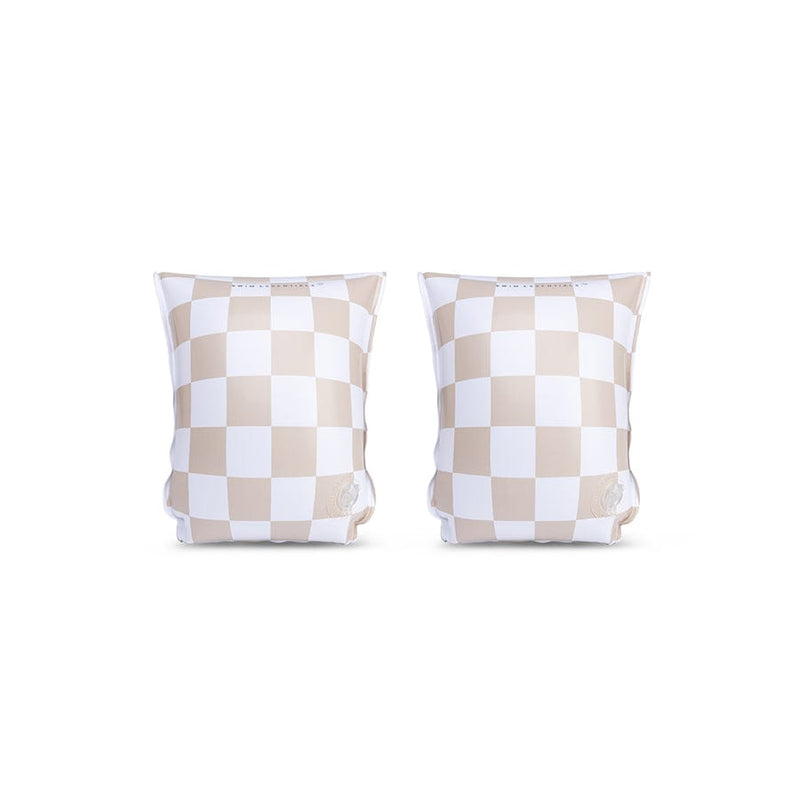 Afbeelding laden in galerijviewer, Checkmate | beige zwembandjes 0-2 jaar
