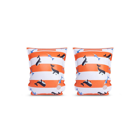 Ocean stripes | rood witte zwembandjes 0-2 jaar