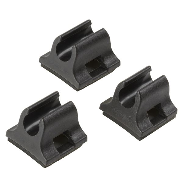 Afbeelding laden in galerijviewer, M-Wave Kabelgeleider 4-5 mm zwart (3 stuks)
