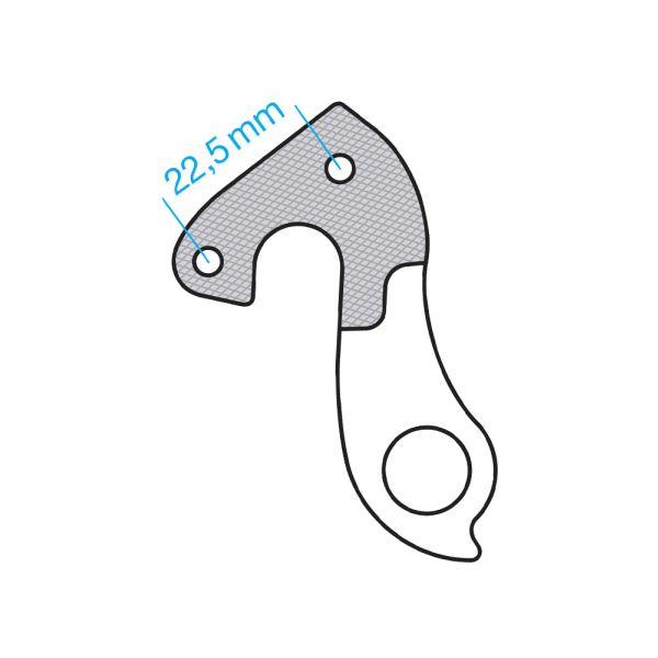 Afbeelding laden in galerijviewer, Union derailleurpad GH-056 met schroefset M4x0.7
