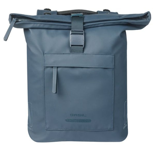 Basil b.v. dubbele fietstas basil brooklyn mik 41l 14 x 30 x 37 cm - blauw