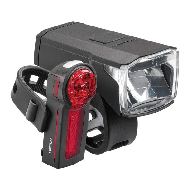 Afbeelding laden in galerijviewer, Trelock verlichtingsset ls 440 + ls 740 usb - zwart

