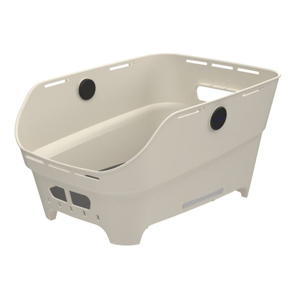 Afbeelding laden in galerijviewer, Basil fietsmand cento neo wsl achter 46 x 23 x 14 cm - wit
