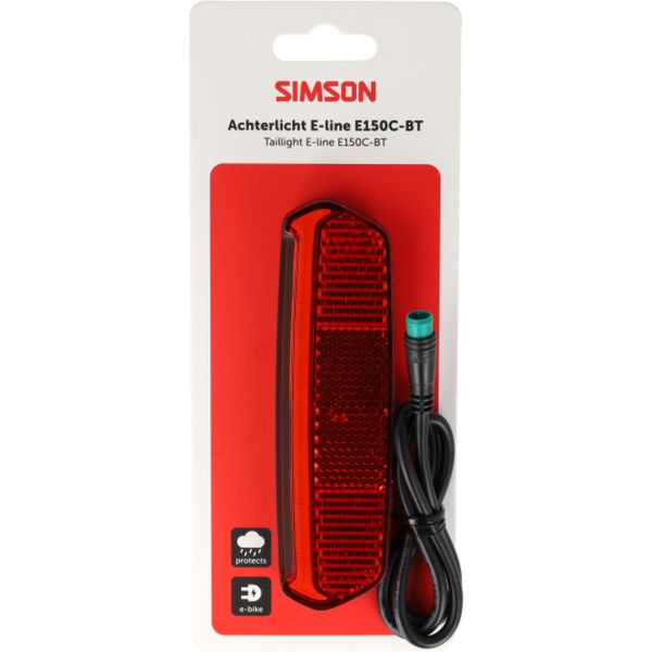 Afbeelding laden in galerijviewer, Simson achterlicht aurora e-line e150c-bt
