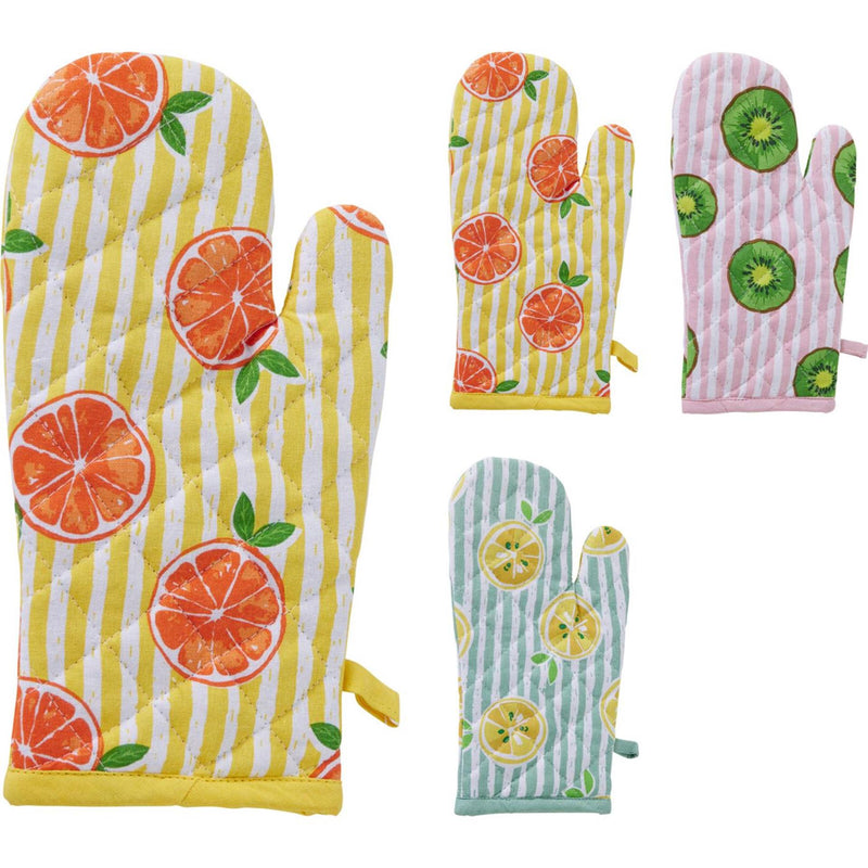 Afbeelding laden in galerijviewer, Home styling ovenhandschoen 32x16cm 3 assorti
