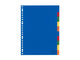 Kangaro tabblad a4 venster pp 120 micron assorti 23-gaats 10-delig