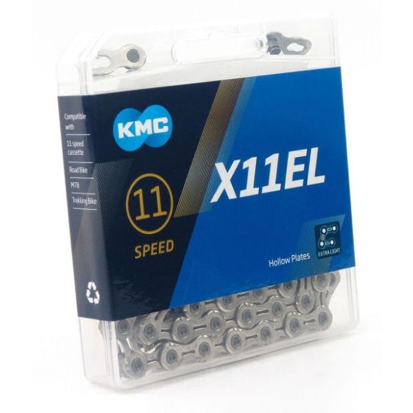 Afbeelding laden in galerijviewer, KMC Fietsketting X11EL Zilver 118 Schakels
