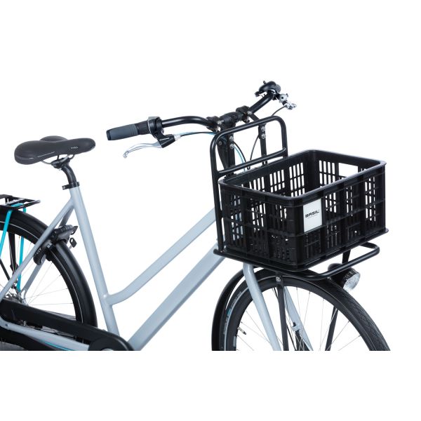 Afbeelding laden in galerijviewer, Basil fietskrat S - klein - 17.5 liter - zwart
