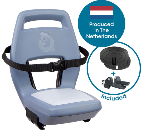 Widek b.v. qibbel achterzitje junior 6+ bagagedrager blauw