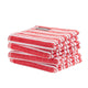Ddddd vaatdoek classic clean pak a 4 stuks 30x30cm rood