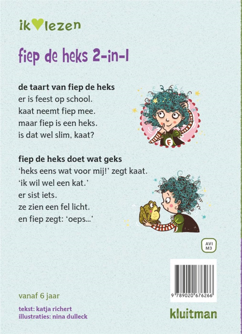 Afbeelding laden in galerijviewer, Kluitman ik hou van lezen -fiep de heks 2-in-1 avi-m3
