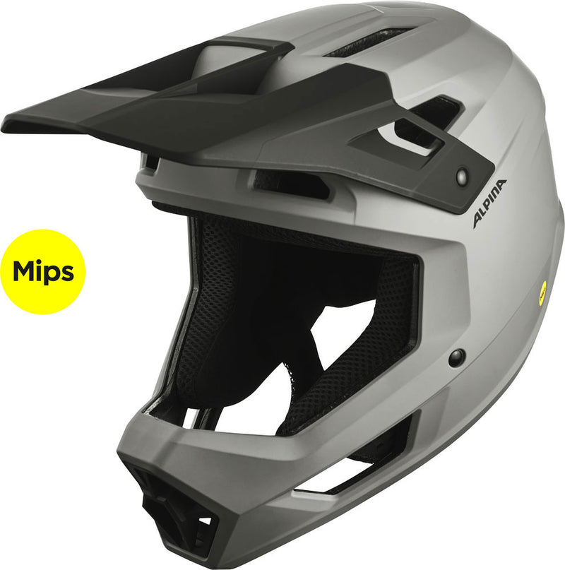 Afbeelding laden in galerijviewer, Olympic sportswear alpina sports mtb helm pikes mips 56-59 mat grijs
