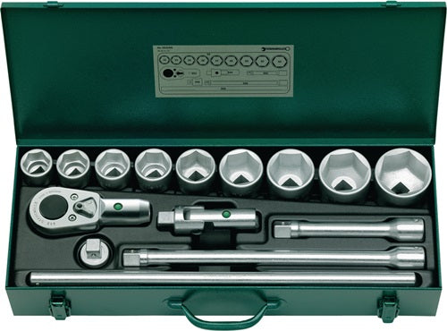 Stahlwille doppenset 6k 3 4
