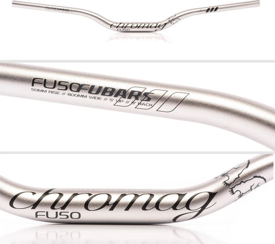 Afbeelding laden in galerijviewer, Chromag fubars fu50 31.8 50 mm riser handlebar
