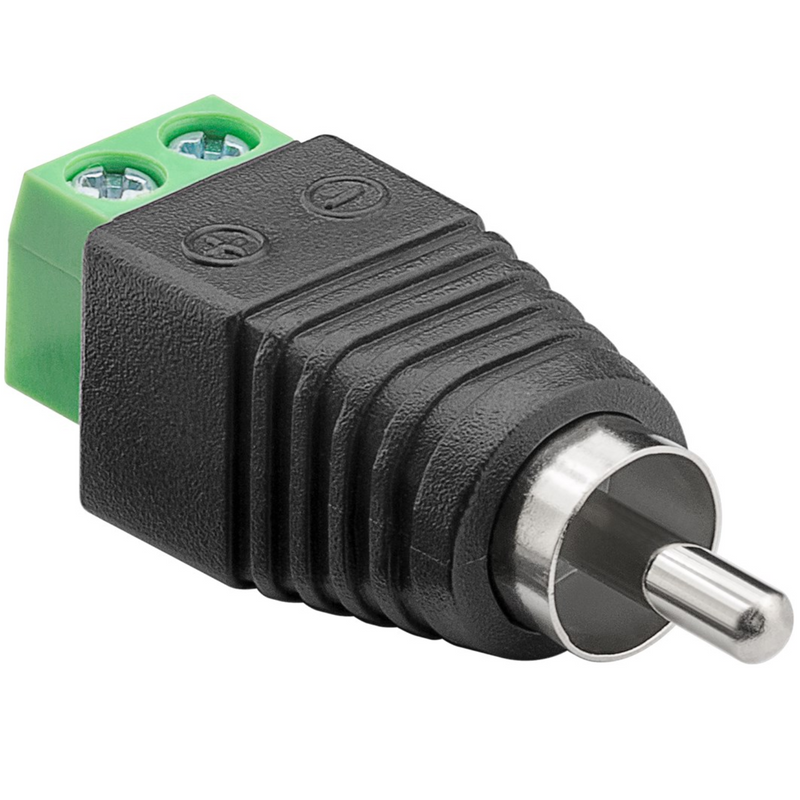 Afbeelding laden in galerijviewer, Aansluitblok 2-pin > rca stekker
