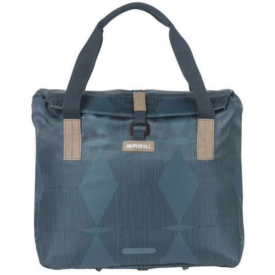 Basil Elegance fietsshopper, Choose Green, unisex, stadfiets, estate blue
