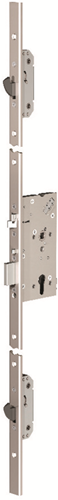 Afbeelding laden in galerijviewer, Abloy el566-vlak veiligheidspaniekmeerpuntssluiting | enkelzijdig krukgestuurd | zelfvergrendelend | skg*** | dm60mm | pc72mm | voorplaat rvs 24x1760mm afgerond | 12 24v dc | dr 1+2+3+4 - 10037694
