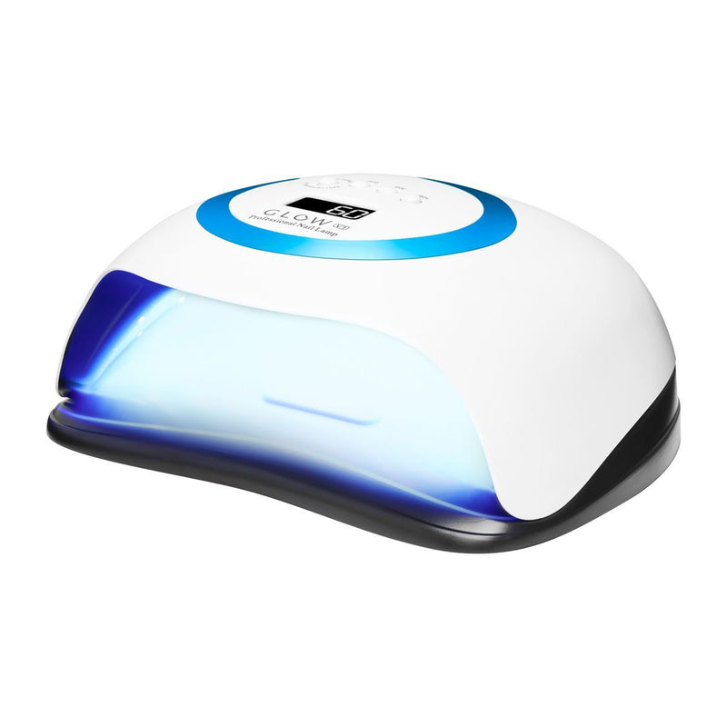 Afbeelding laden in galerijviewer, Glow v1 uv led lamp dual 168w wit met metallic blauw
