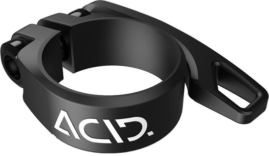 Acid saddle clamp with integrated tool