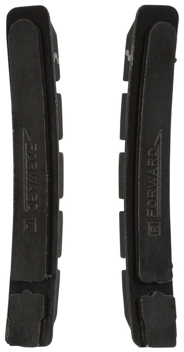 Acid v-brake replacement pads for two-piece brake shoe